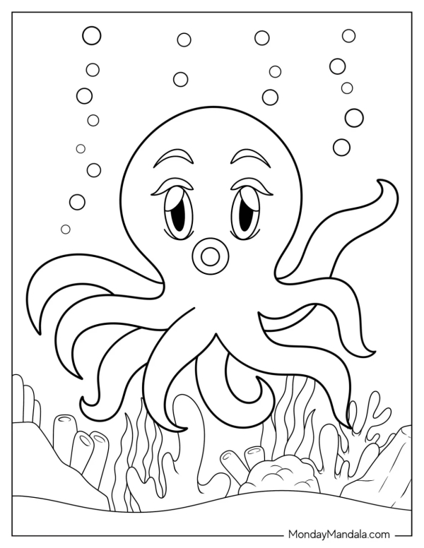 octopus coloring