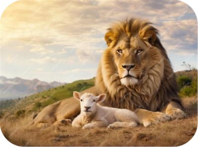 lion lamb